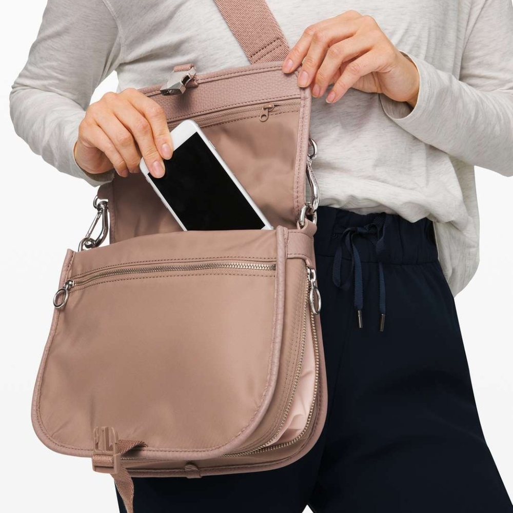 Lululemon Now and Always Crossbody Soft Sand NWT - Picture 3 of 5